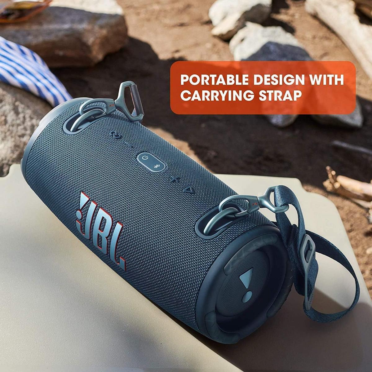 JBL Xtreme 3 Wireless Portable Waterproof Speaker and Charging Cable with Bluetooth, Black, photo 6 of 7