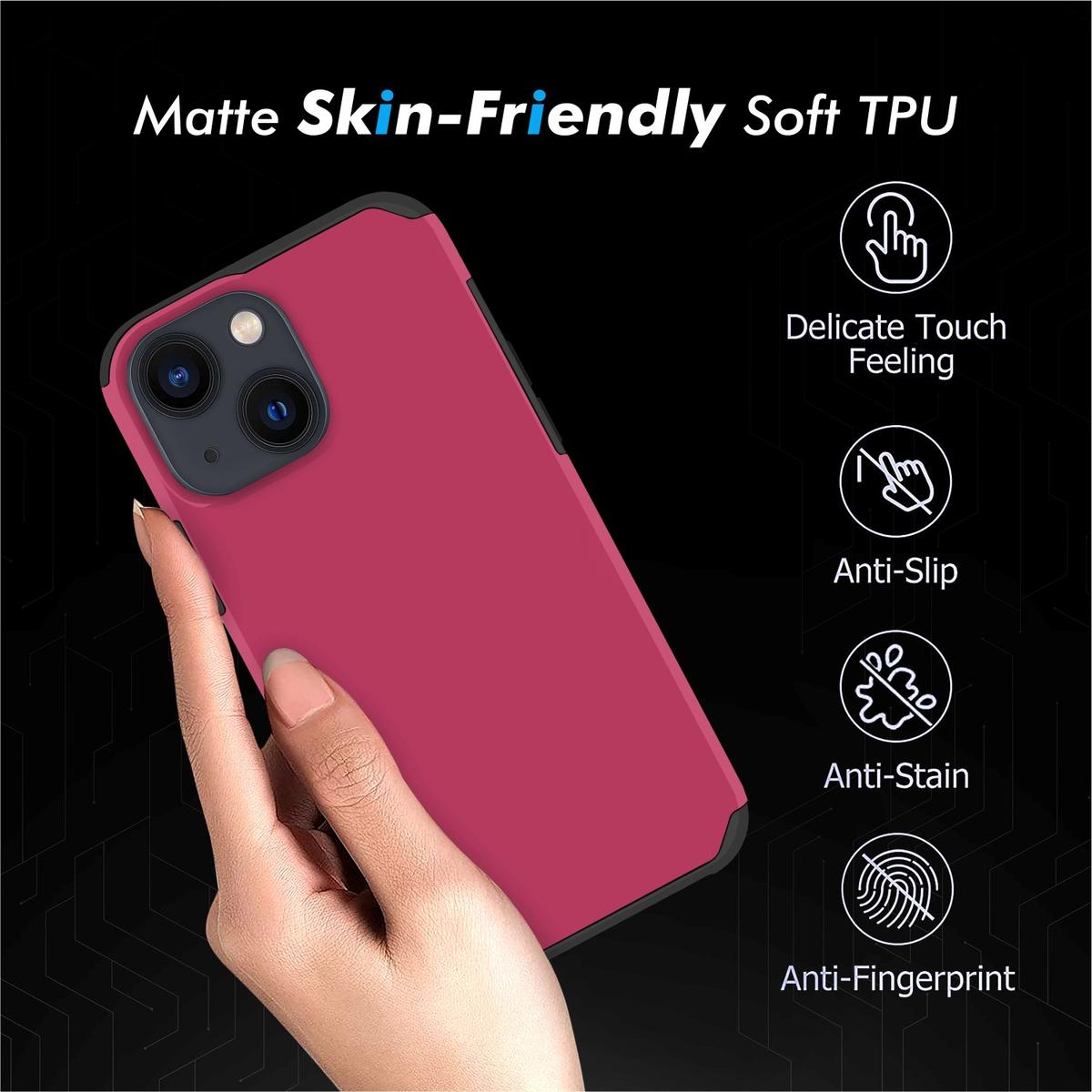 iPhone 13 Pro Premium Minimalistic Slim Tough Shockproof Hybrid Case Cover – Sleek & Durable Protection, photo 4 of 11