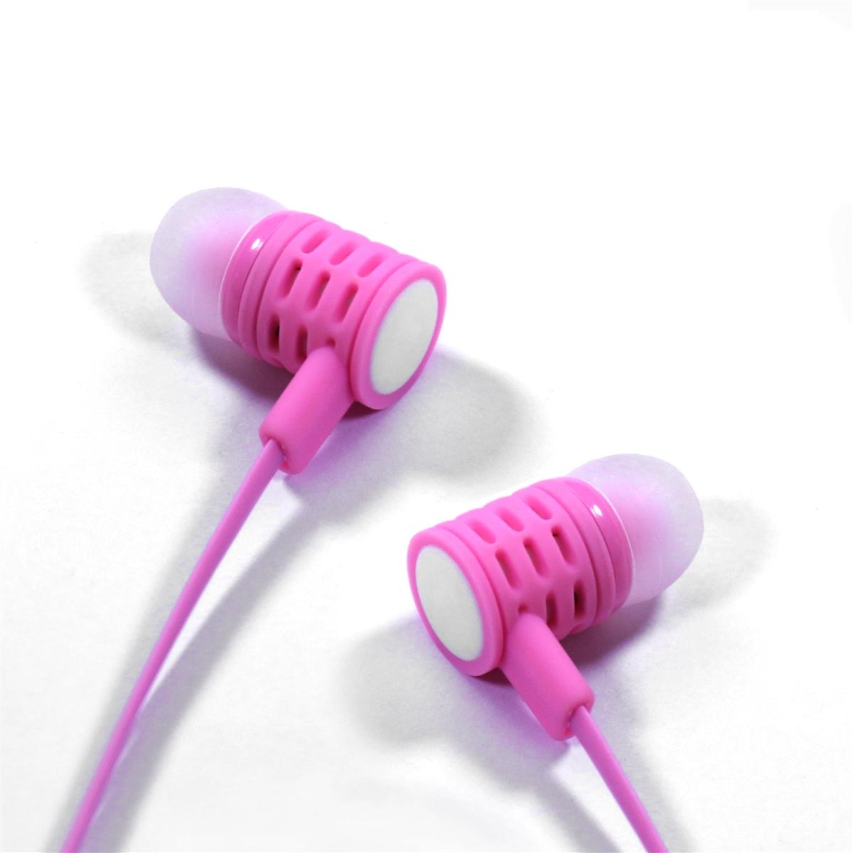 Universal 3.5mm Stereo Hands Free w/Extra Bass 750ST - Pink, photo 3 of 3