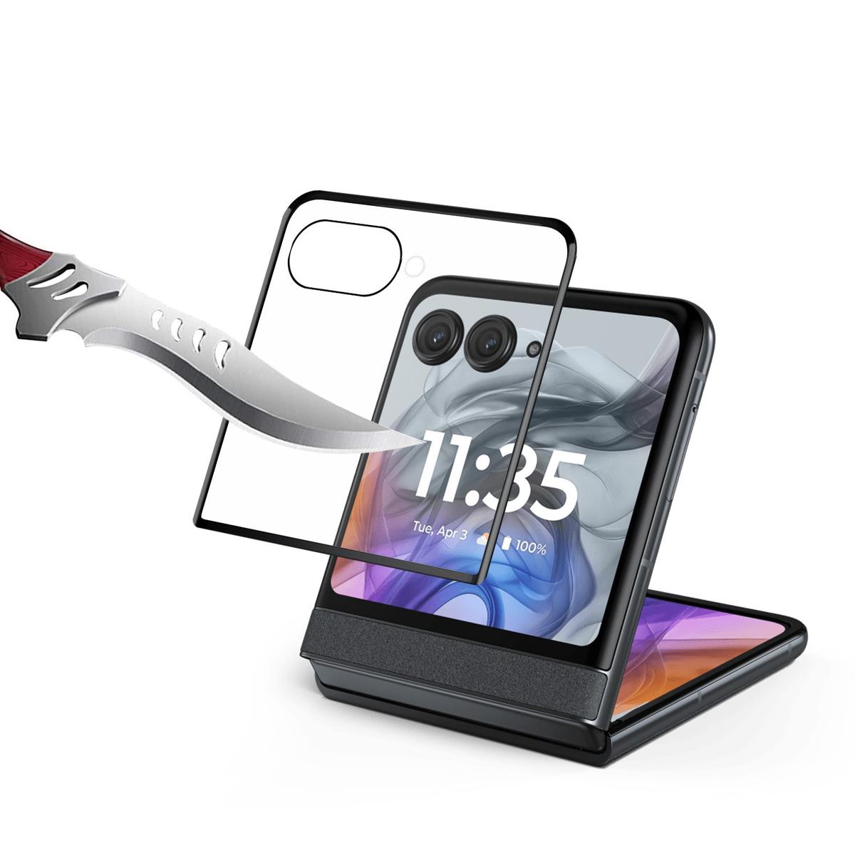 Motorola Razr+ Plus 2024 Premium Cover-Compatible Screen Tempered Glass, photo 2 of 2