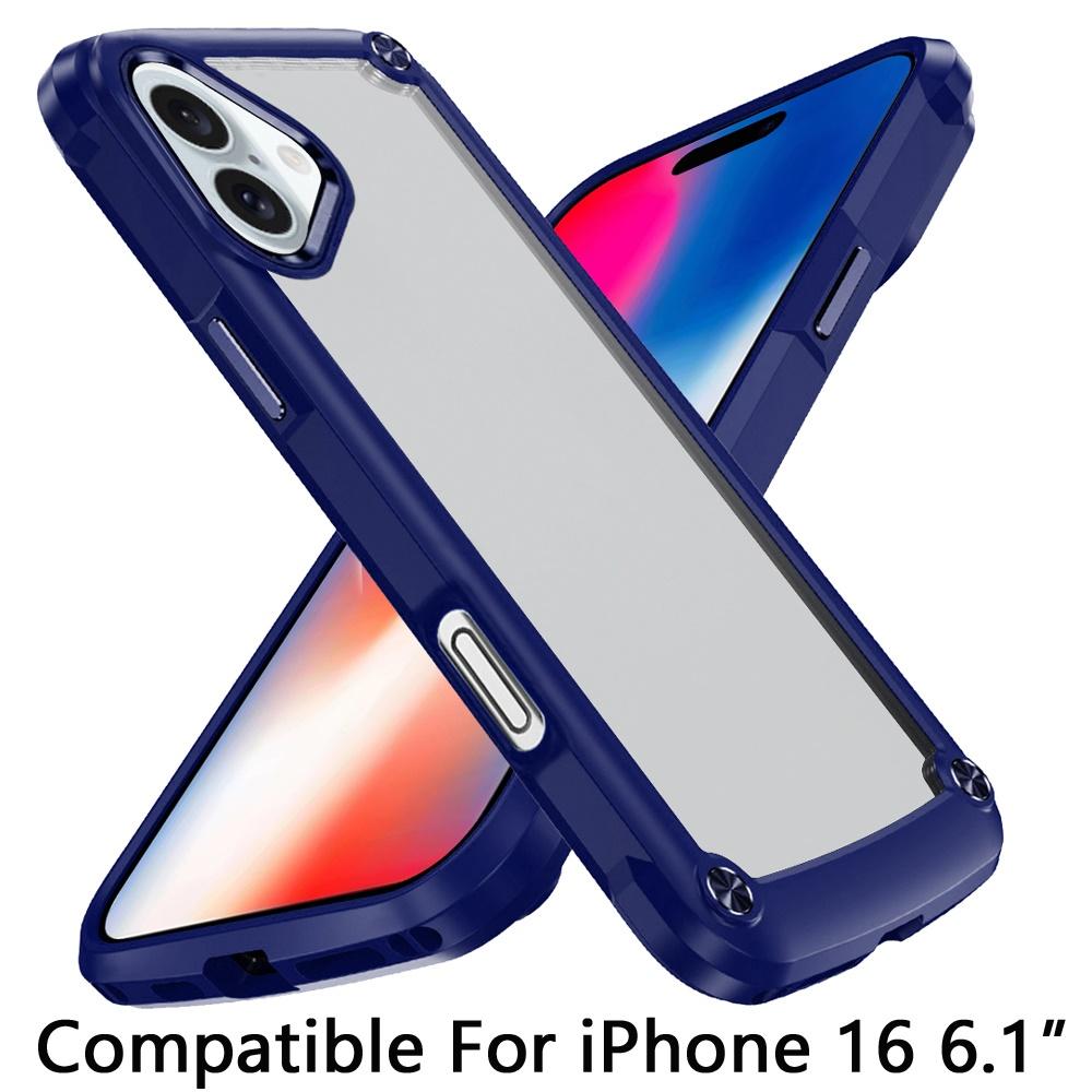 iPhone 16 6.1" CaseX Transparent Hybrid – Metal Buttons & Camera Guard, photo 4 of 6