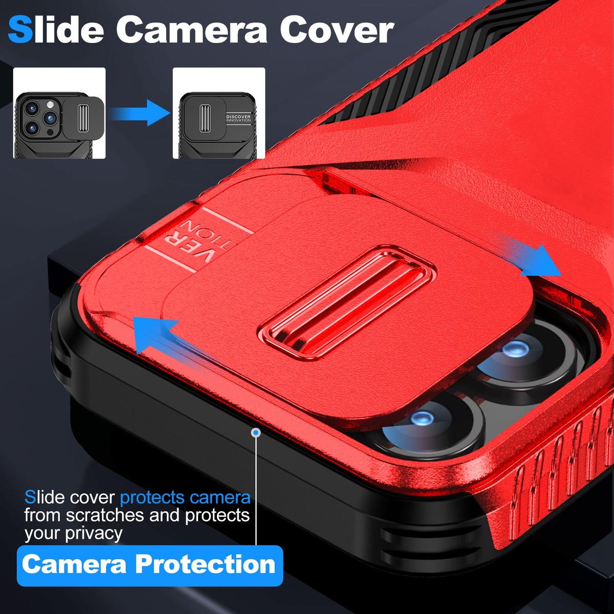 iPhone 16 6.1" Hybrid U-Design Case with Camera Cover, photo 8 of 17