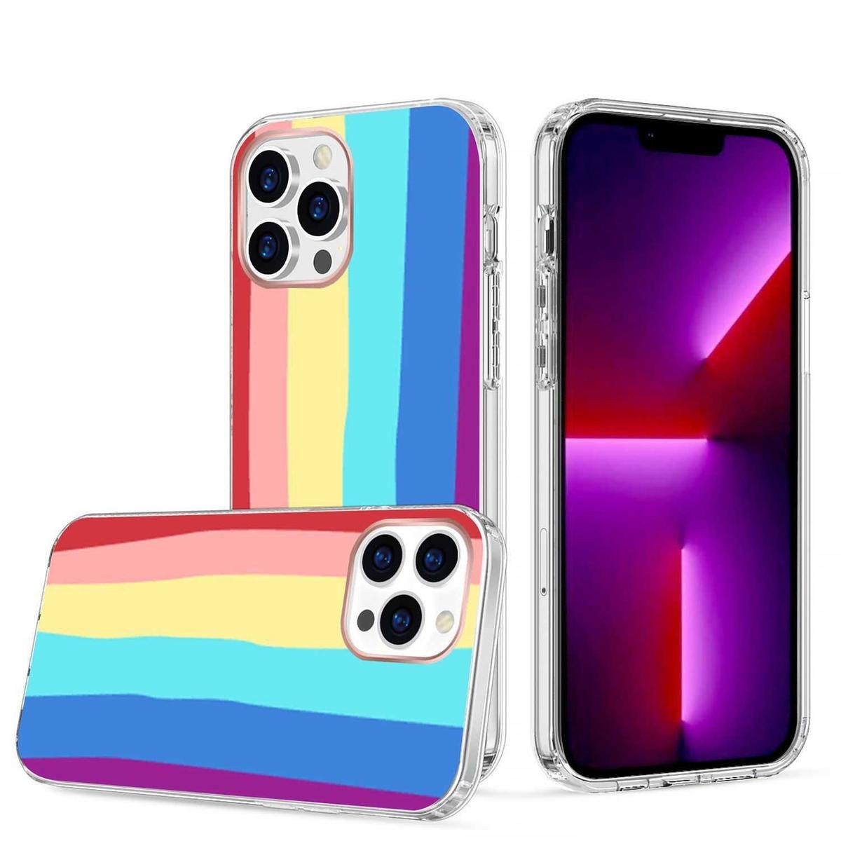 Iphone 11 pro Max Rainbow case cover, photo 2 of 6