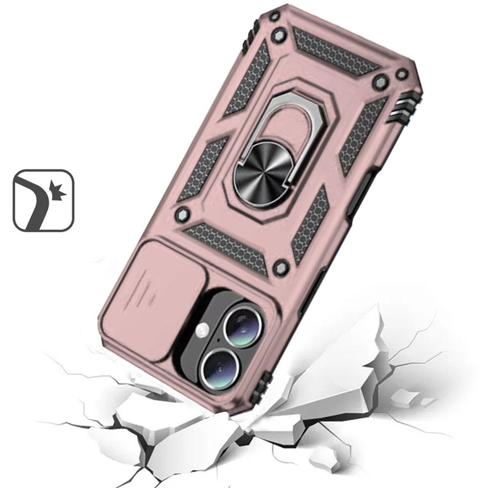 iPhone 16 6.1" Magnetic Ring Stand Case – Full Camera Protection, photo 4 of 7