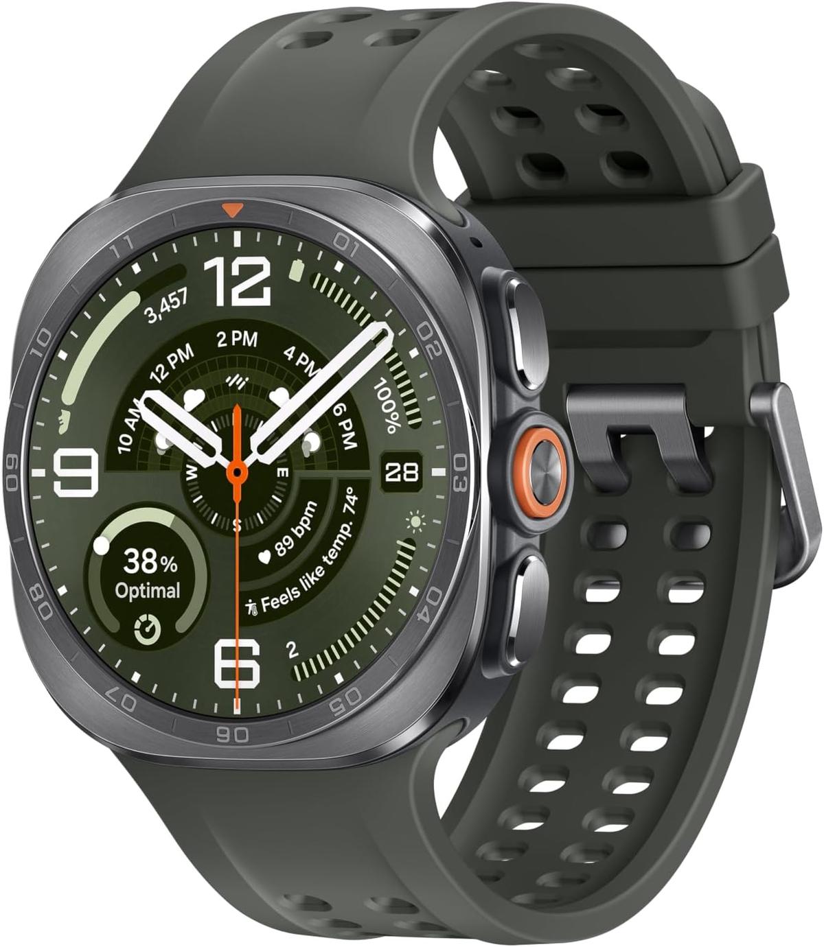 Samsung Galaxy Watch Ultra2 Smartwatch – 47mm LTE, Titanium Silver (US Version, 2-Year Warranty), photo 3 of 10