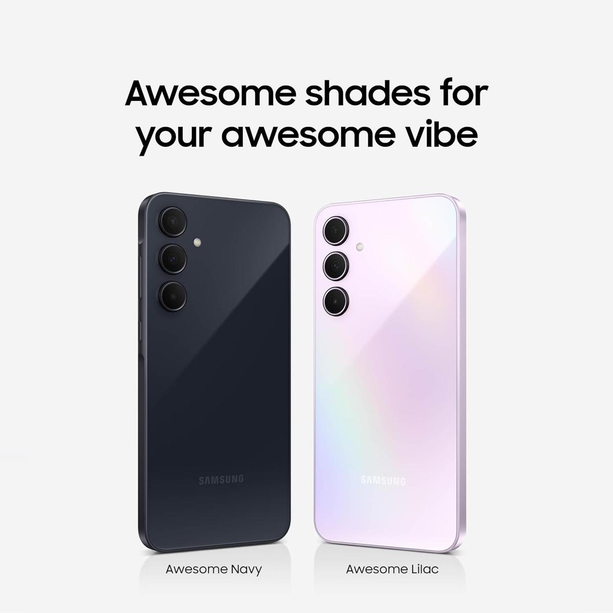 SAMSUNG Galaxy A35 5G A Series Cell Phone, 128GB Unlocked Android Smartphone, AMOLED Display, Advanced Triple Camera System, Expandable Storage, Rugged Design, photo 2 of 3
