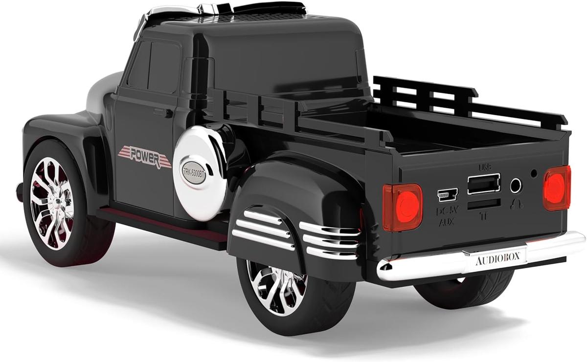 Audiobox TRK-5300BT Retro Car Toy Radio Ride with Bluetooth Truck Speaker- Black, photo 4 of 7