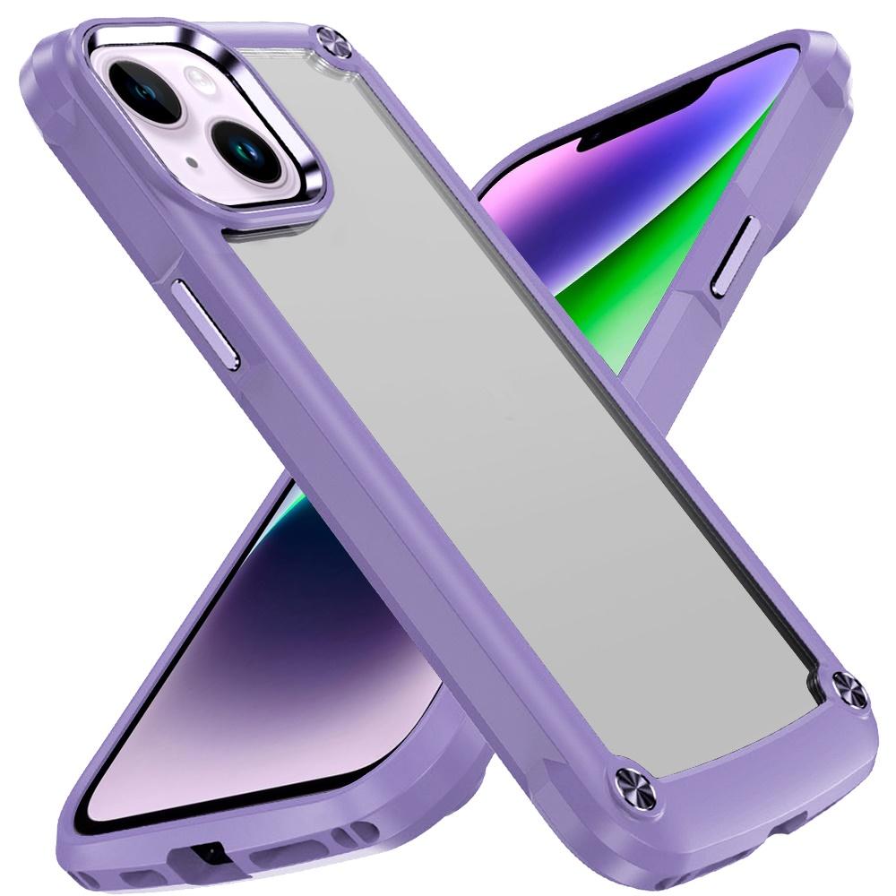 iPhone 14 / 13 Ultimate CaseX Transparent Hybrid Case with Metal Buttons & Camera Guard, photo 6 of 9