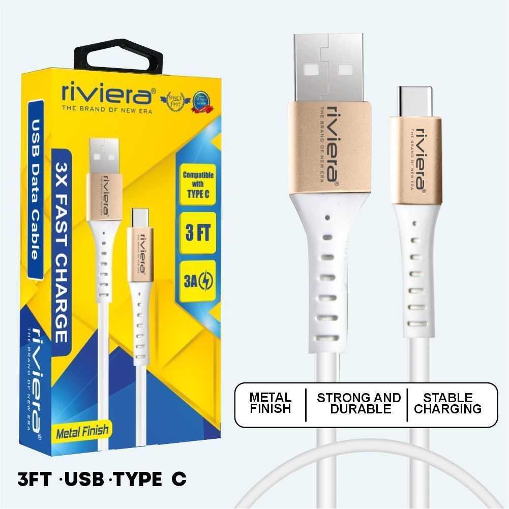 USB - Type C (PD) ] 3 AMP Fast Charging RIVIERA