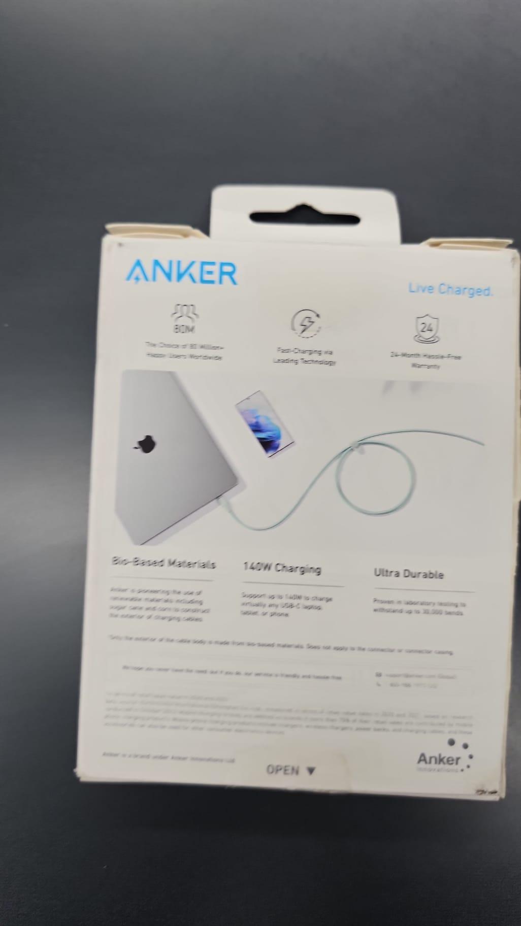 Anker USB-C to Lightning Cable Durable Charger Cord 6ft MFi Certified for iPhone, photo 2 of 2