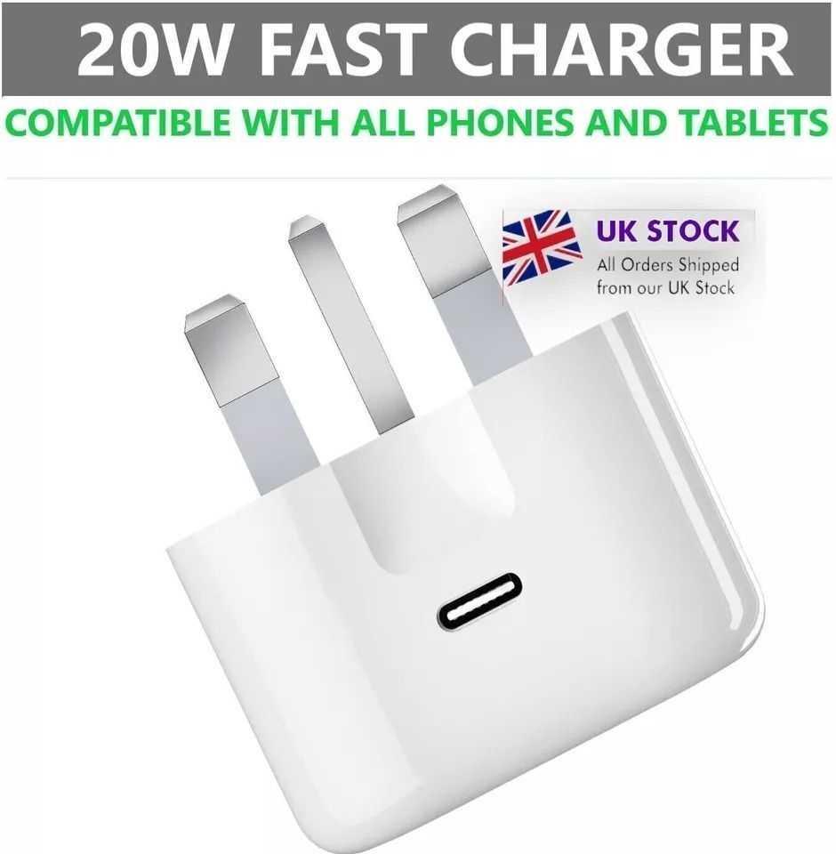 Fast Charging 20W USB-C PD Plug Charger Adapter for iPhone 13, 13 pro, 13 pro max, photo 5 of 5