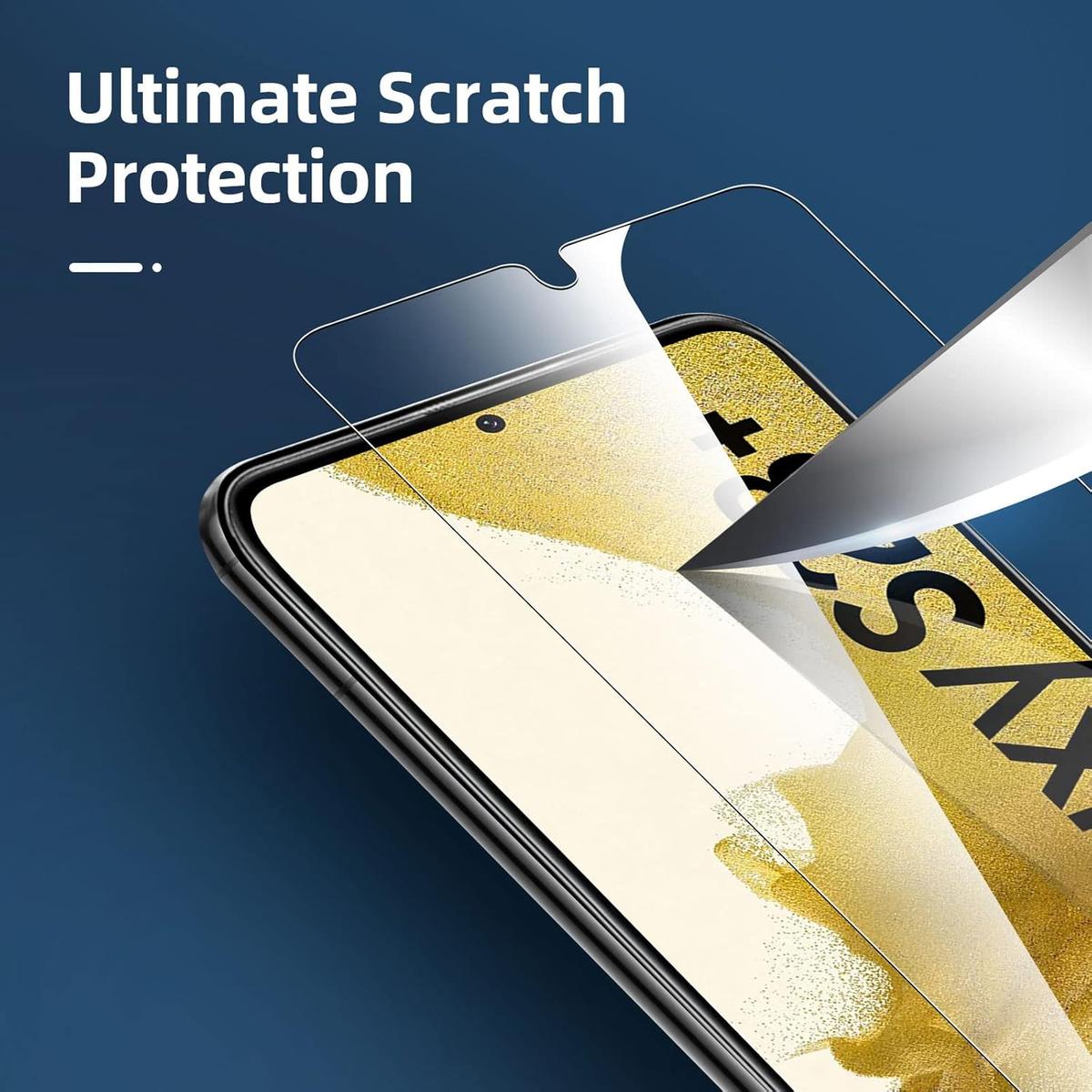 Pack of 3 Samsung Galaxy S23 Plus Tempered Glass Screen Protectors – Case Friendly, HD Clear & Bubble-Free Application, photo 4 of 4