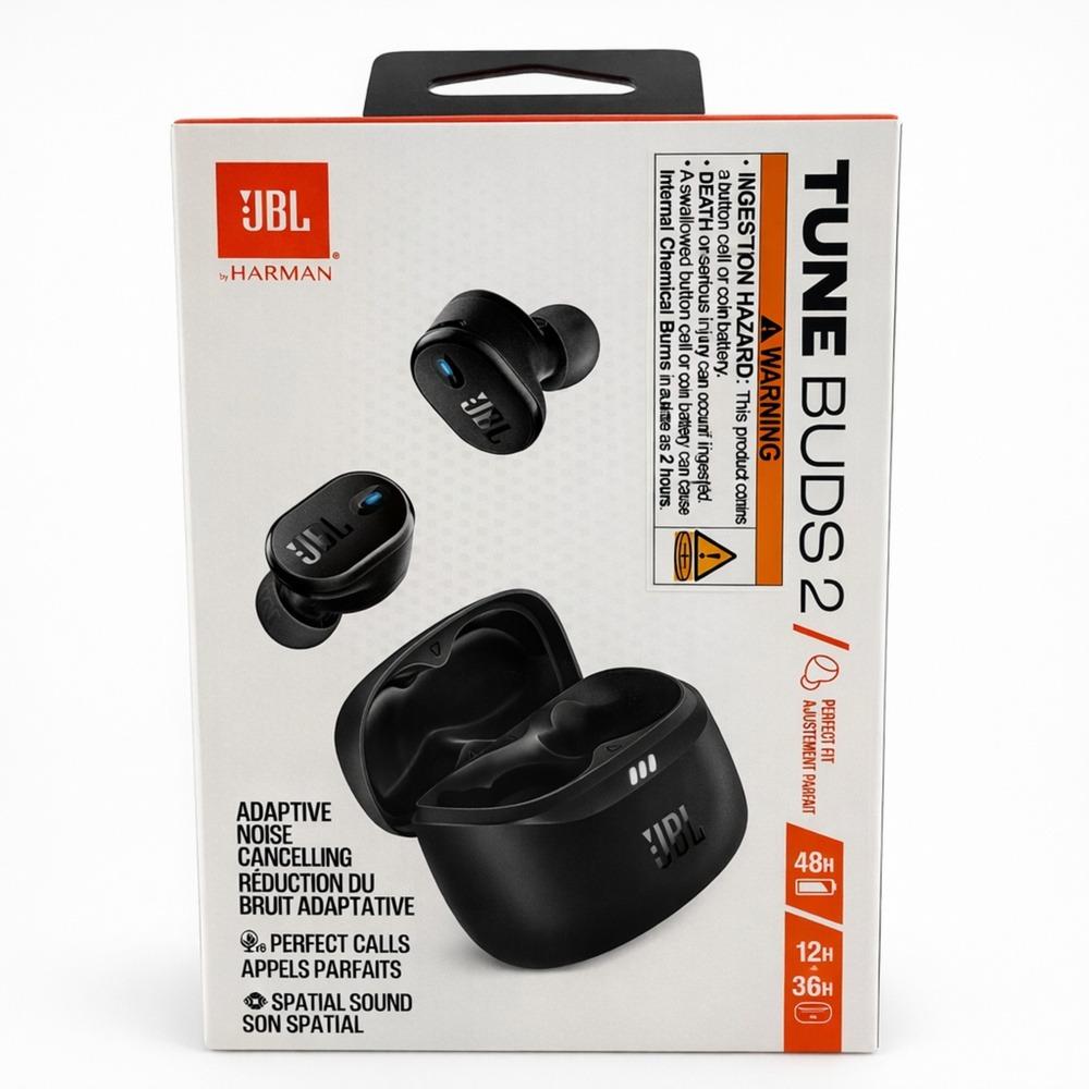 JBL Tune Buds 2 Wireless Bluetooth Earbuds - Black