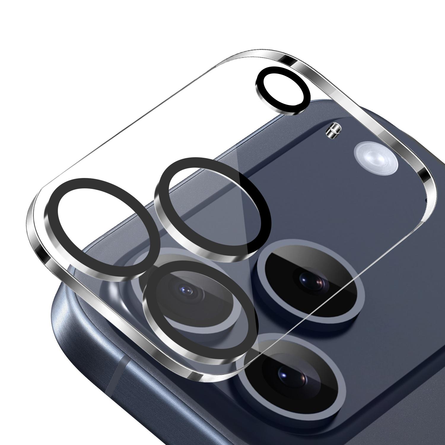 iPhone 17 Pro Max Camera Lens Black Edge Tempered(2.5D)