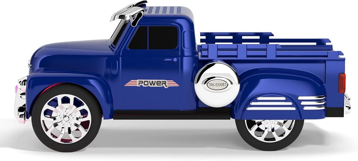 Audiobox TRK-5300BT Retro Car Toy Radio Ride with Bluetooth Truck Speaker- Blue, photo 2 of 6