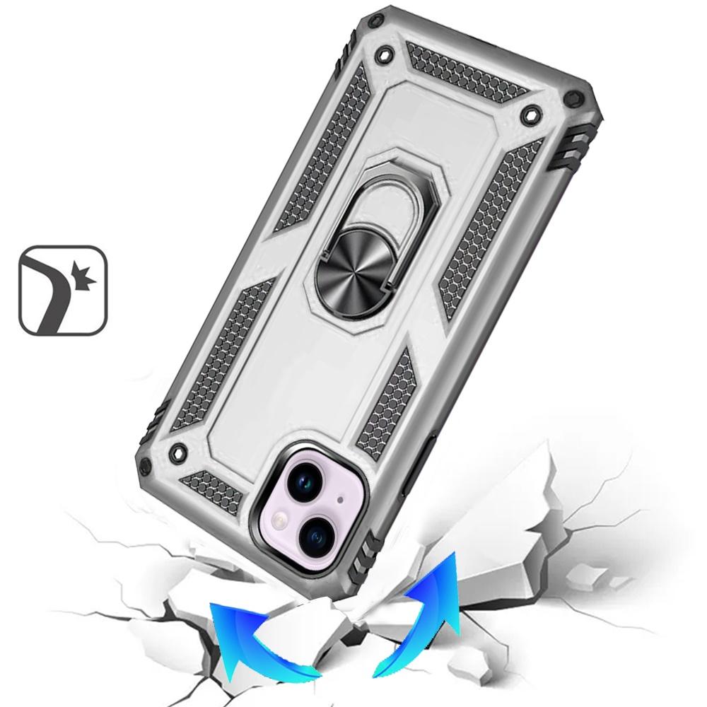 iPhone 13 / 14 Magnetic Ring Kickstand Hybrid Case – Shockproof & Stand-Ready, photo 4 of 4