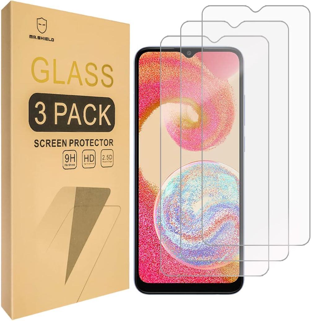 Pack of 3 Samsung Galaxy A04e Tempered Glass Screen Protectors – Ultra Durable, Anti-Scratch, HD Clarity & Easy Bubble-Free Install