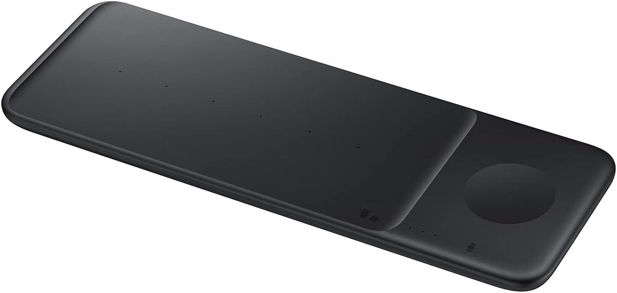Samsung Electronics Wireless Charger Trio, Qi Compatible - Charge up to 3 Devices at Once for Galaxy Phones, Buds, Watches, and Apple iPhone Devices (Black), photo 4 of 6