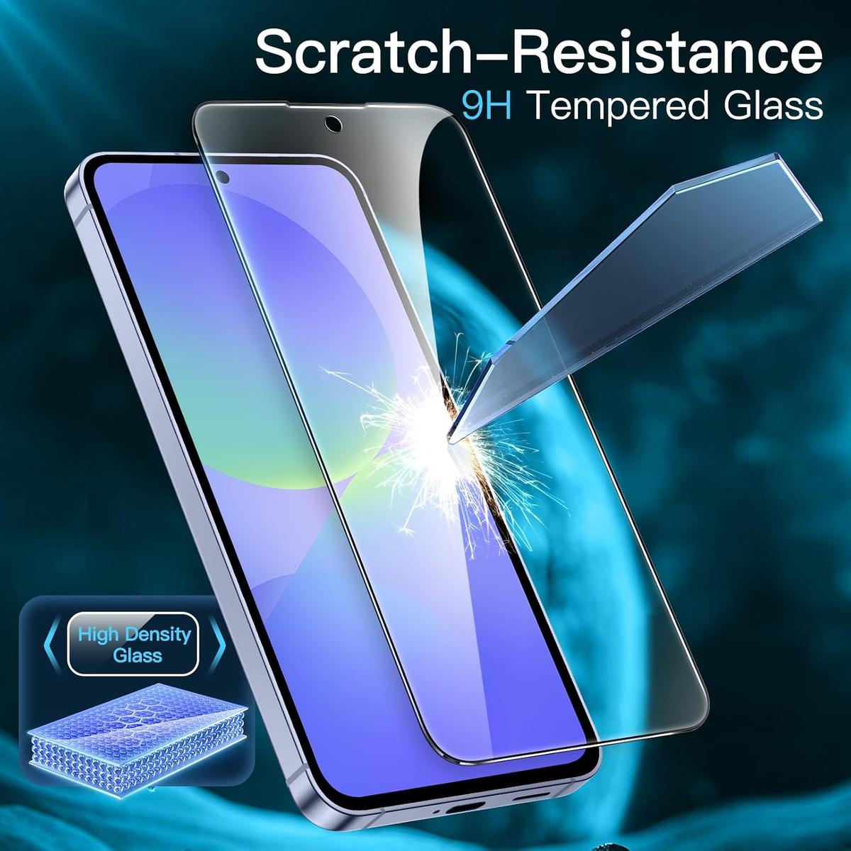 Premium screen protector tempered glass for Samsung Galaxy A Series Models, photo 3 of 5