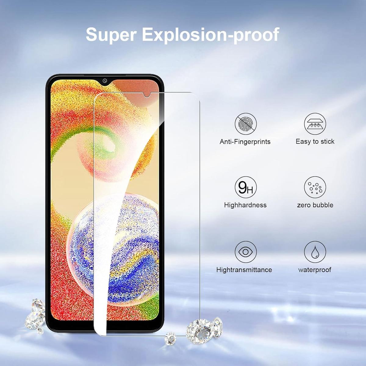 Pack of 3 Samsung Galaxy A04 Tempered Glass Screen Protectors – Ultra Durable, Anti-Scratch, HD Clarity & Easy Bubble-Free Install, photo 2 of 4