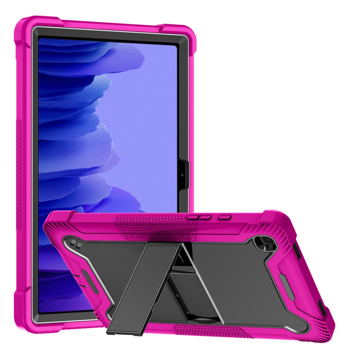 Apple iPad Air 11inch 2024 Tough Tablet Strong Kickstand Hybrid Case Cover - Hot Pink