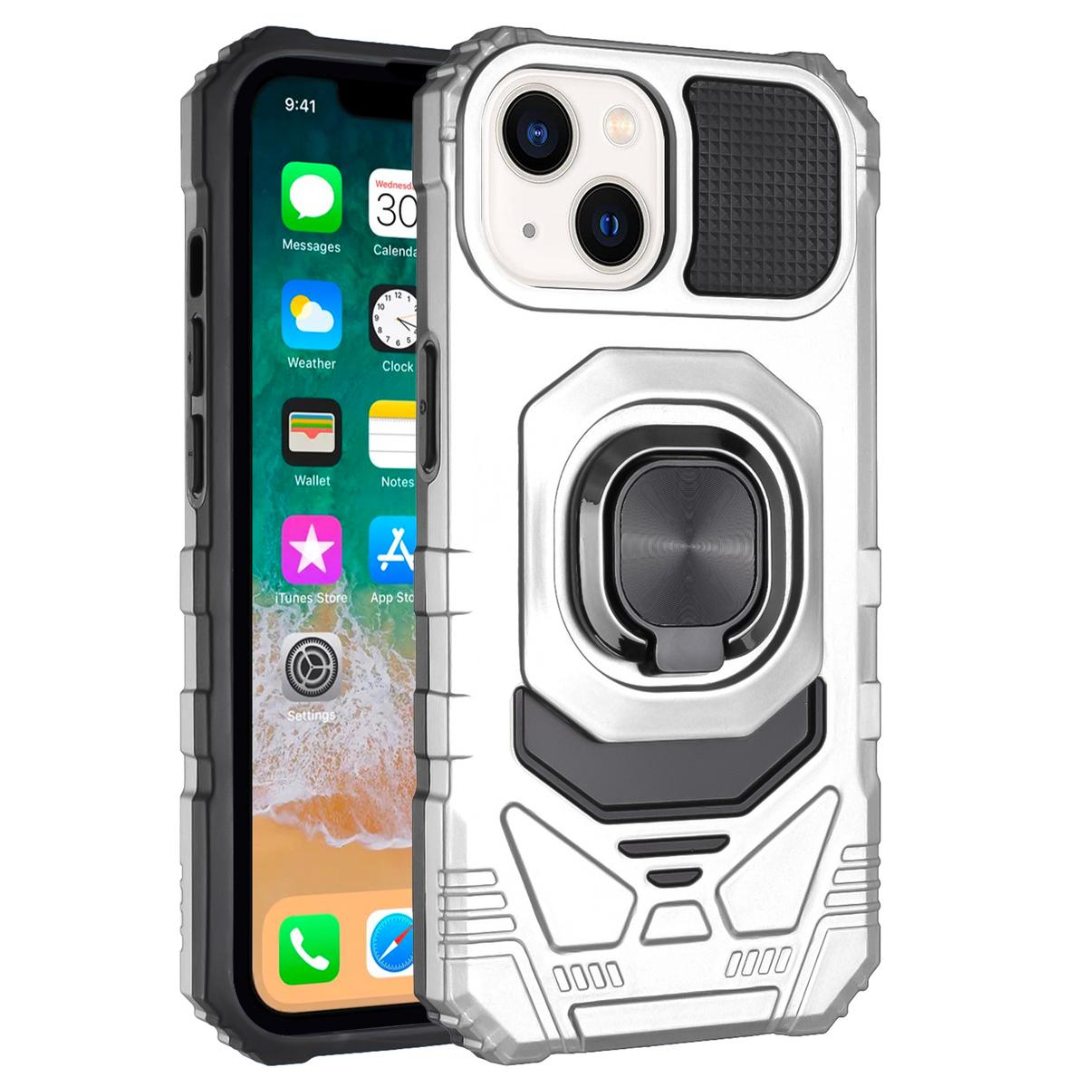 iPhone 15 Pro Max Robotic Hybrid Case – Magnetic Ring Stand, Shockproof, Rugged Armor Cover, photo 4 of 7