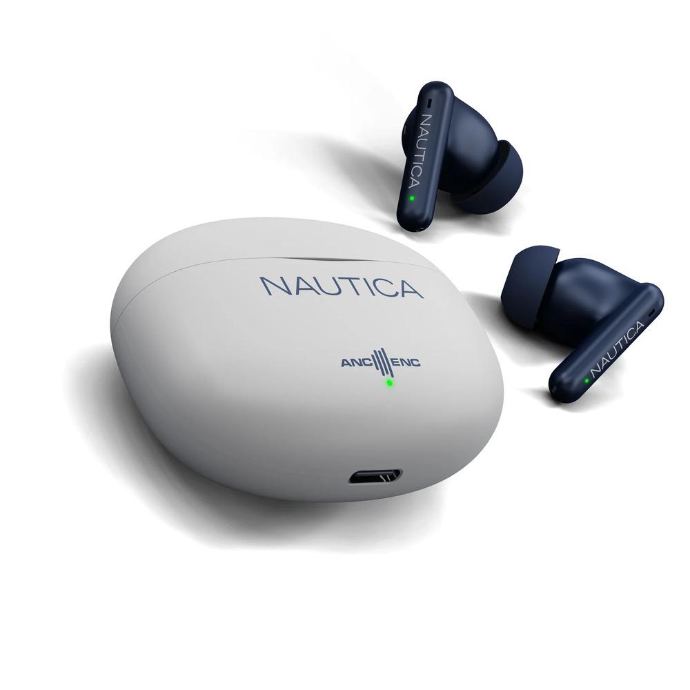 Nautica T680 Hybrid Noise Cancelling (ANC+ENC) Wireless Stereo Earbuds with Charging Case, photo 4 of 6
