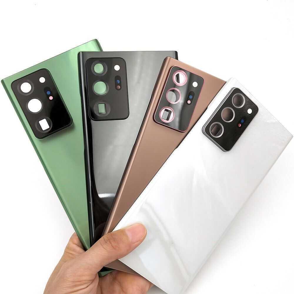 Back Cover Glass w/Camera Lens For Samsung Galaxy Note20 Ultra
