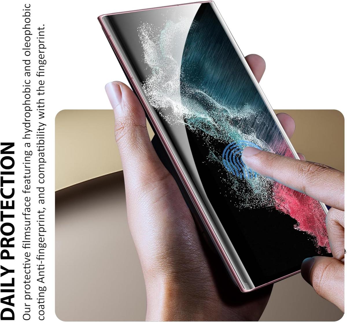 Tempered Glass Screen Protector for Samsung Galaxy S22 Ultra – Shatterproof, Anti-Fingerprint & Ultra HD, photo 3 of 4
