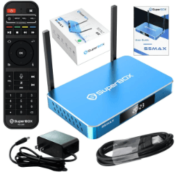 S5 MAX Fully Loaded,4GB RAM+64GB ROM,with Voice Remote,Super Box with 6K HD ,Dual Band WiFi,2T2R,Newest Super Box,Perfect for Family limited quantity avilable first 10 coustomer can get exclusive dicount