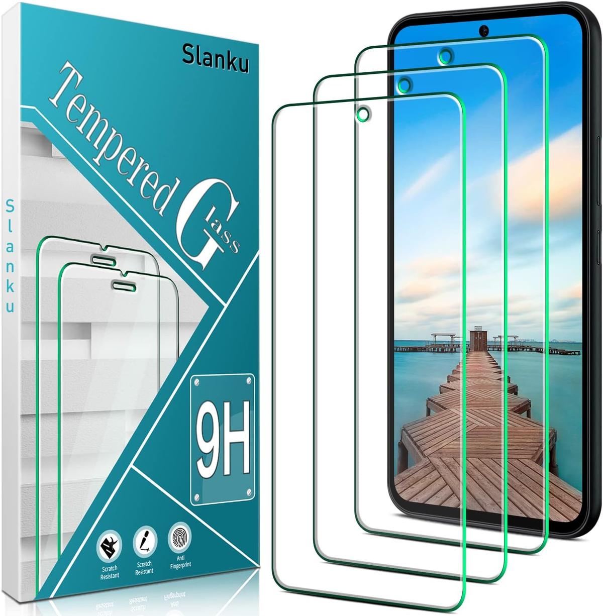 Pack of 3 Samsung Galaxy A54 Tempered Glass Screen Protectors – Anti-Scratch, HD Clear, Ultra-Thin & Bubble-Free