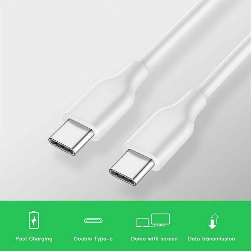 USB-C to USB-C Fast Charge Type C to Type C Cable Cord with Package in White, photo 8 of 10