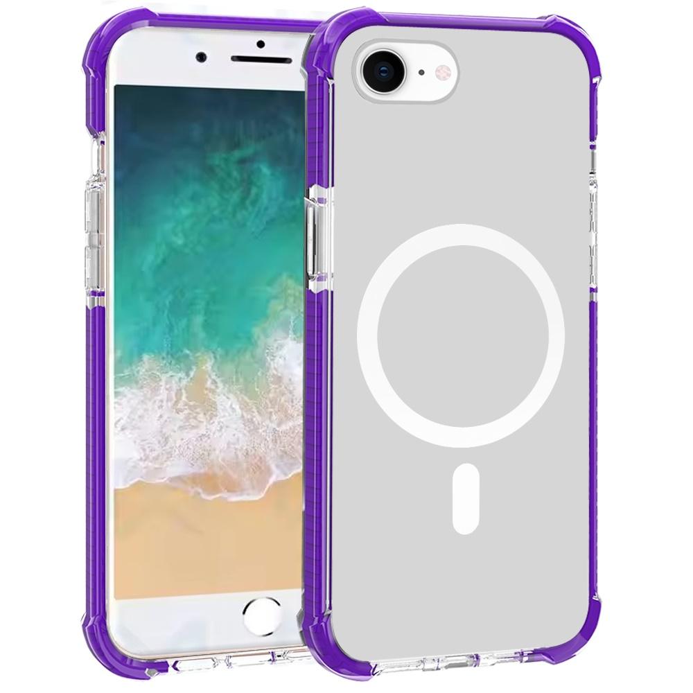 iPhone 16E / SE4 Acrylic Magnetic Circle Hybrid Case – 2.5mm Transparent Shockproof MagSafe-Ready Cover, photo 6 of 9