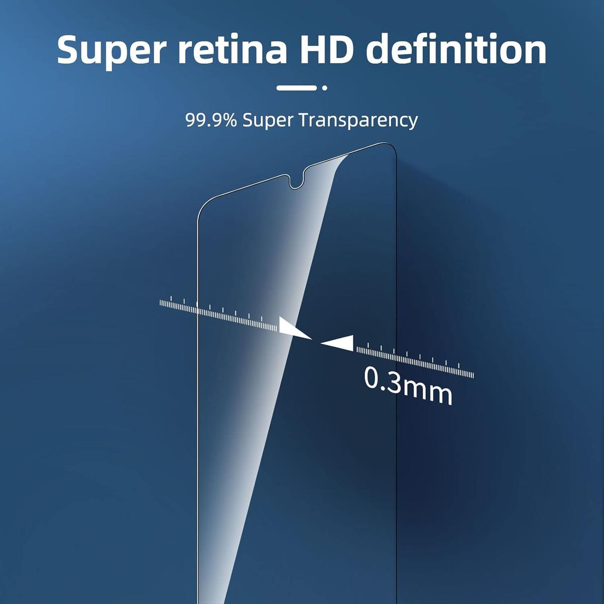 Pack of 3 Samsung Galaxy S23 FE Tempered Glass Screen Protectors – Case Friendly, HD Clear & Bubble-Free Application, photo 3 of 4