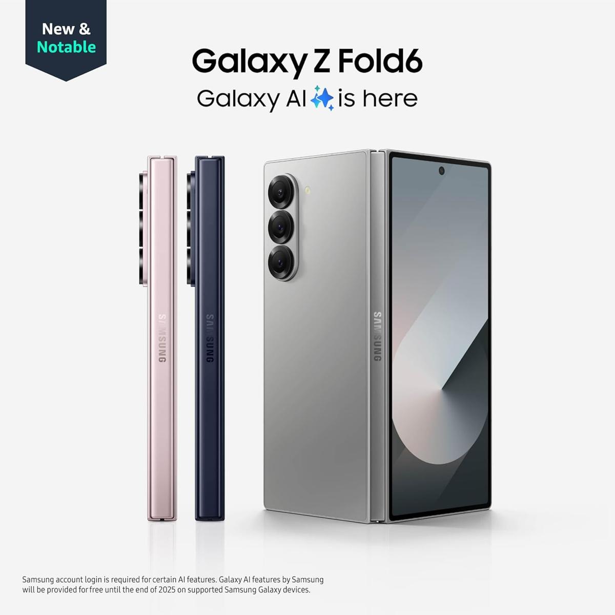 SAMSUNG Galaxy Z Fold 6 AI Cell Phone, 256GB Unlocked Looks brand new 100% clean no scratches 9 Months warranty., photo 2 of 7
