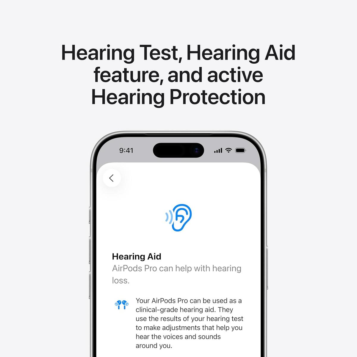 Original Apple AirPods Pro 3 Wireless Earbuds, Active Noise Cancellation, Live Translation, Heart Rate Sensing, Hearing Aid Feature, Bluetooth Headphones, Spatial Audio, High-Fidelity Sound, USB-C Charging, photo 4 of 6