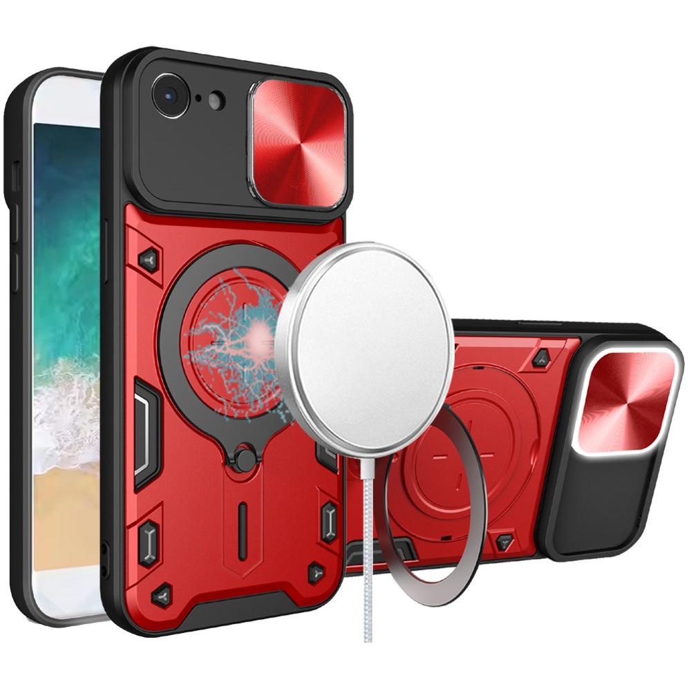 iPhone 16E / SE4 Magnetic Ring Stand Hybrid Case – Classic Design with Full Camera Protection & Kickstand, photo 5 of 7
