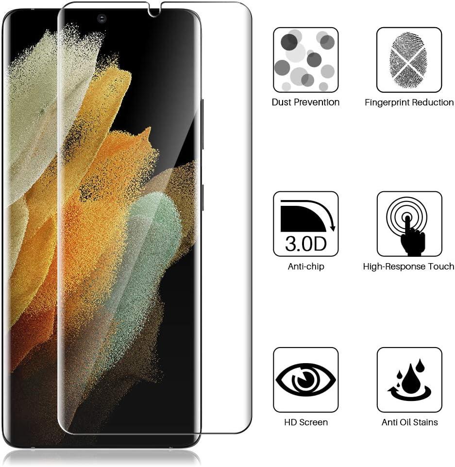 Tempered Glass Screen Protector for Samsung Galaxy S21 Ultra – Anti-Scratch, Full Coverage & HD Clarity