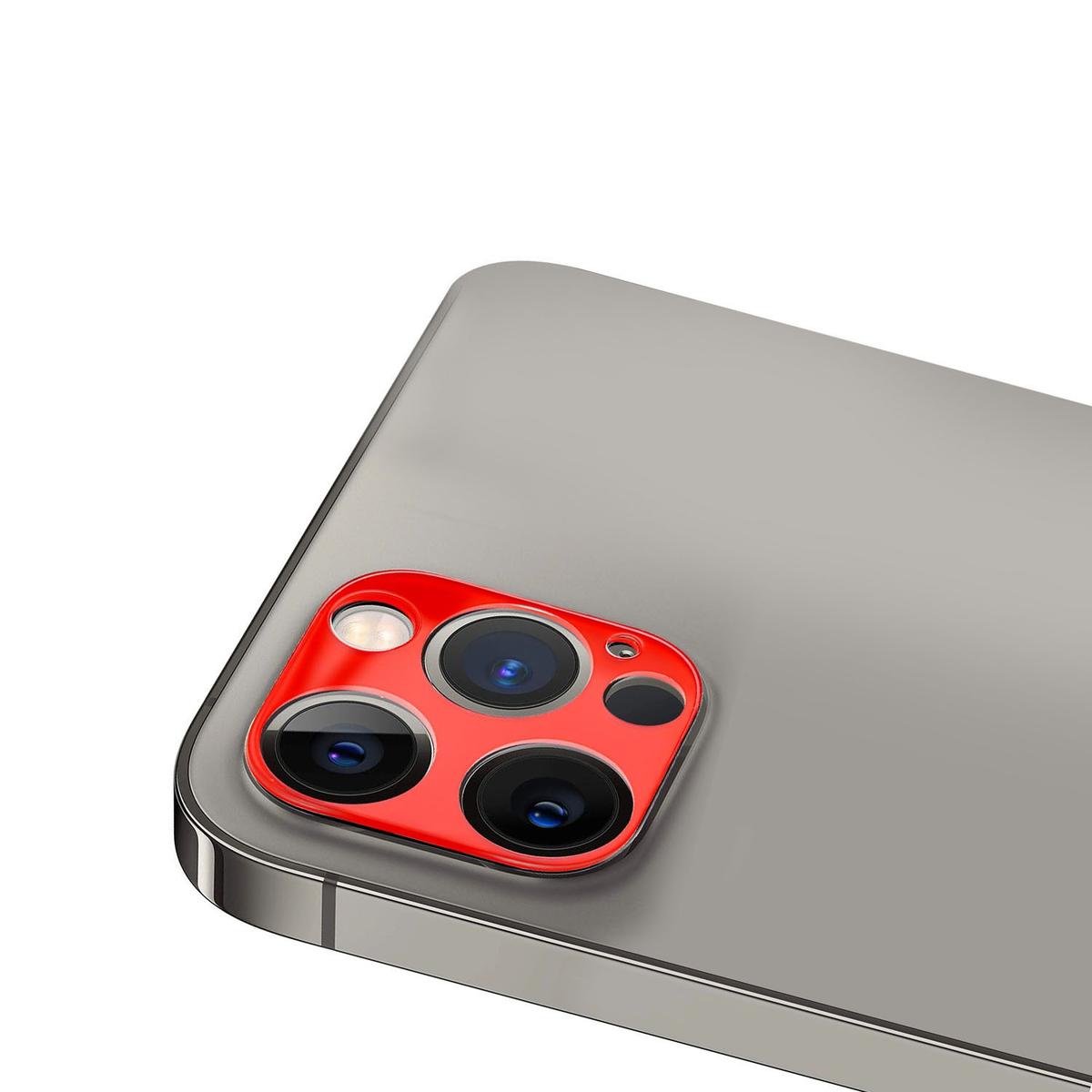 iPhone 13 Pro Camera Lens Protector Red, photo 3 of 3