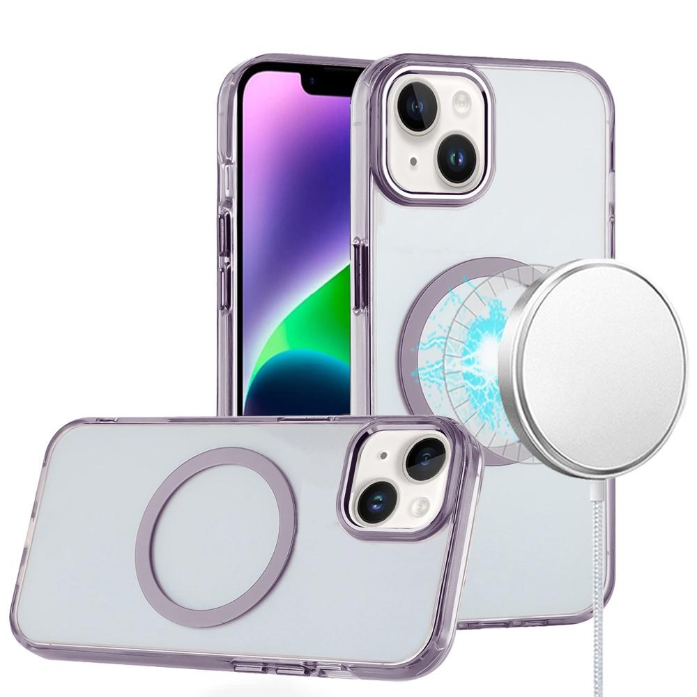 iPhone 14 Plus Magnetic Circle Ring Clear Hybrid Case | Premium Acrylic, Metal Buttons & Raised Camera Lip, photo 3 of 7