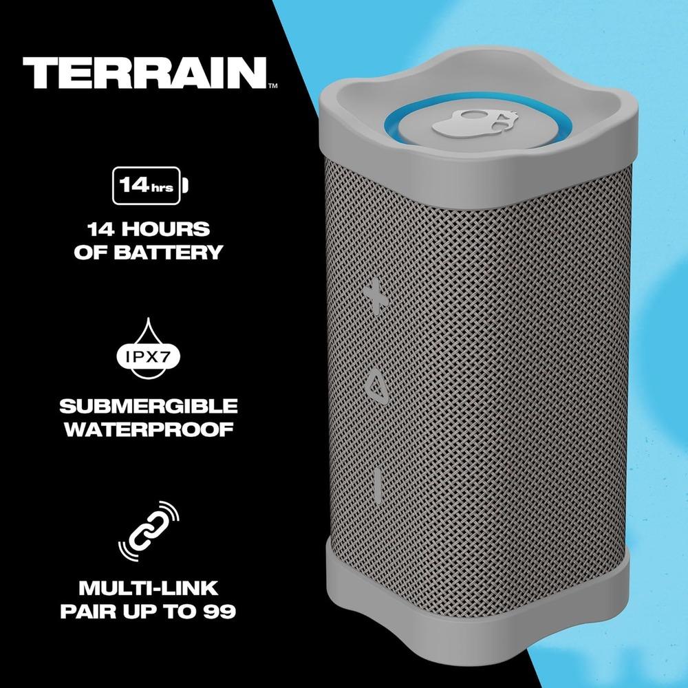 SKULLCANDY TERRAIN WIRELESS SPEAKER -GRAY