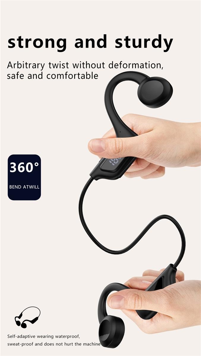 Wireless Sport Headphones Bluetooth Earbuds - Black, photo 5 of 5