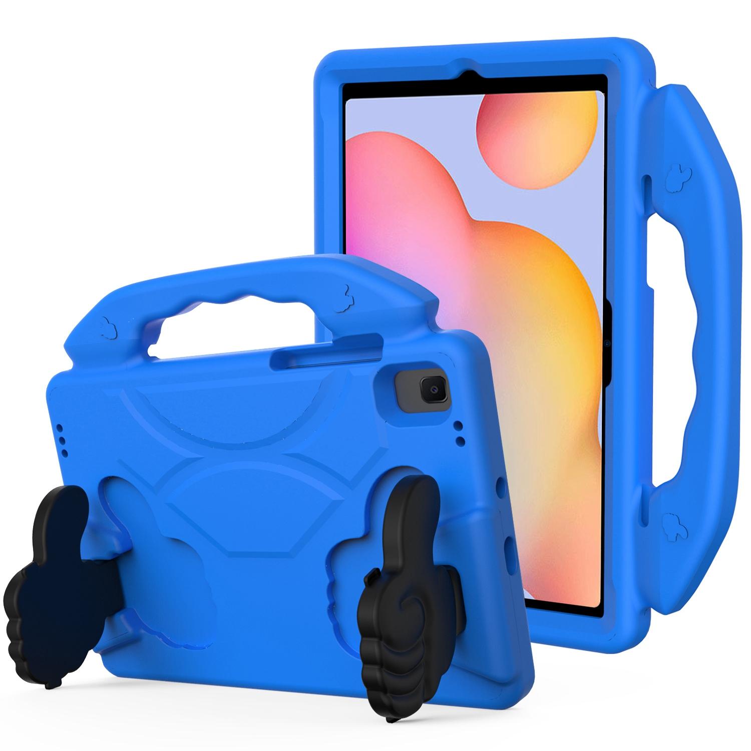 Samsung Galaxy Tab A8 10.5 inch (2022) Thumbs Up Kickstand Shockproof Tablet Case Cover - Blue