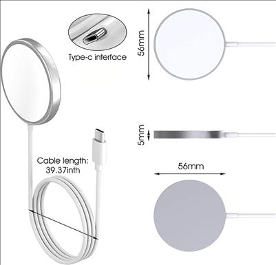 Apple iWatch Magnetic Charging Cable (1M) (TypeC)