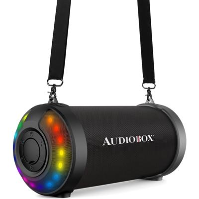 Portable Bluetooth Speaker with 7-Color Ring Lights