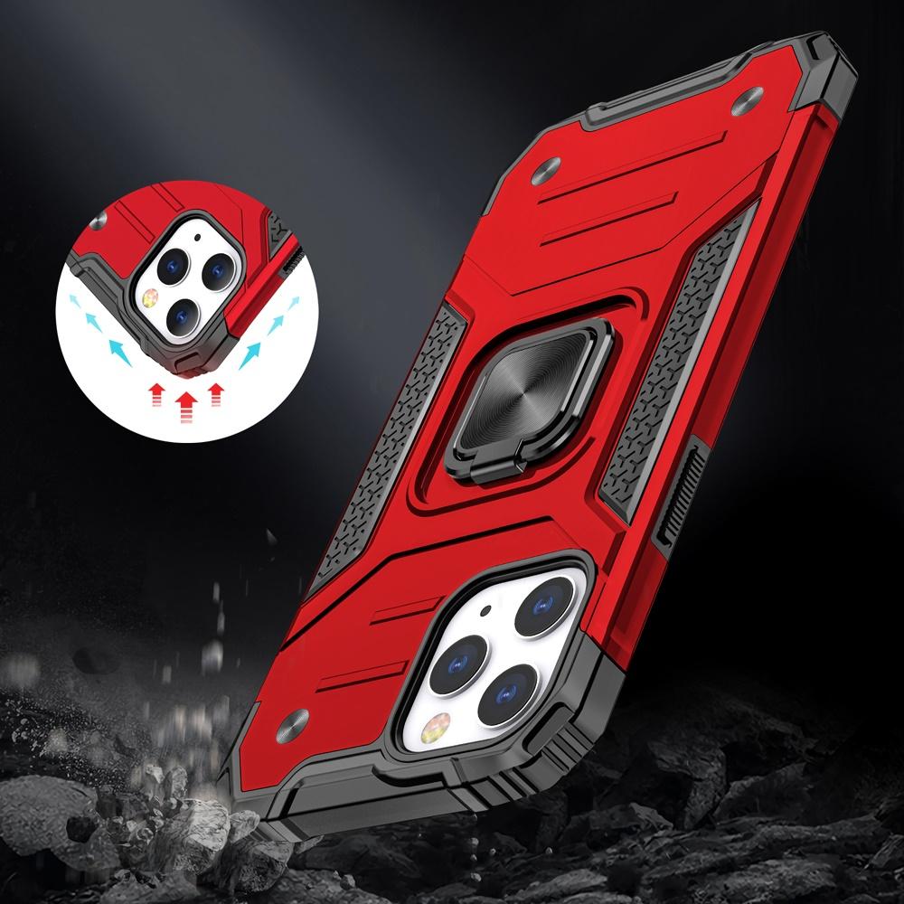 iPhone 13 Pro Max Robust Magnetic Kickstand Hybrid Case with Shockproof Protection and Metal Ring Stand, photo 5 of 6