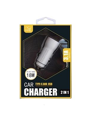 TYPE-C AND USB CAR CHARGER
