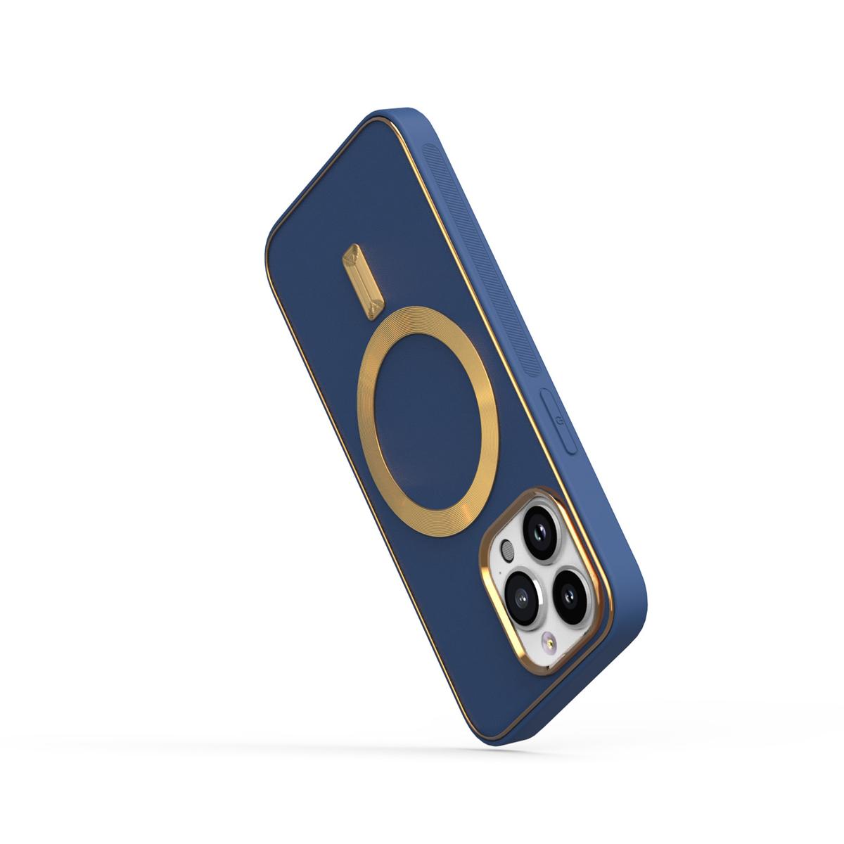 iPhone 14 PLUS Ultimate PU Leather Hybrid Case with [Magnetic Circle] | Elegant & Durable Protective Cover, photo 4 of 7