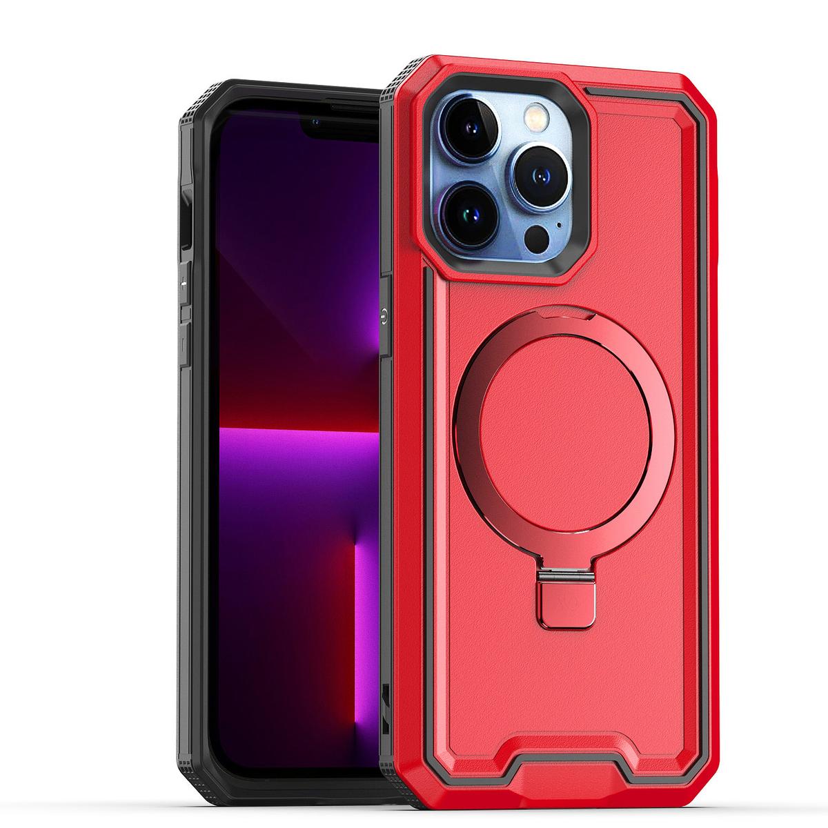 iPhone 15 Pro Magnetic Kickstand Hybrid Case – Tough & Shockproof Protection, photo 4 of 5