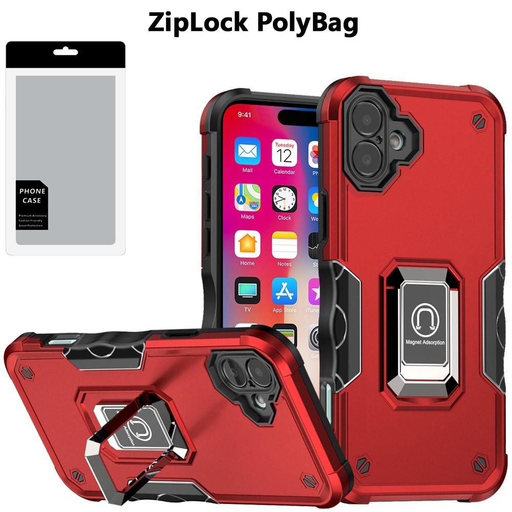 iPhone 16 6.1" OPTIMUM Hybrid Case – Magnetic Ring Stand, photo 3 of 3